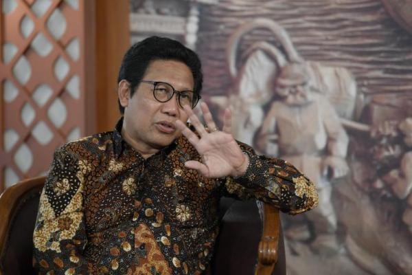 Gus Menteri saat menjadi pembicara kunci dalam Webinar Pembangunan Berkelanjutan di Tingkat Desa: Menguatkan Kapasitas Lokal untuk Percepatan Capaian SDGs di Indonesia, Rabu (9/12/2020).