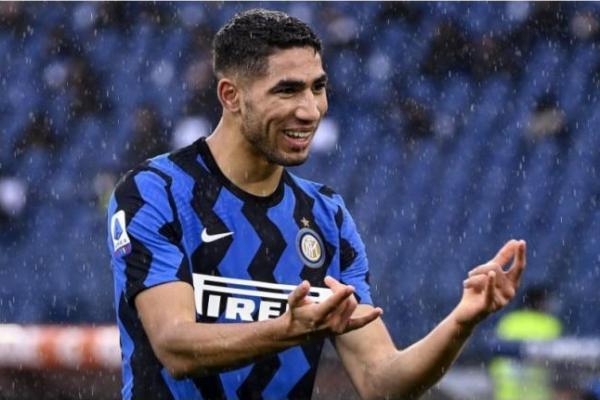 City Dikabarkan Lirik Bek Inter Milan Achraf Hakimi