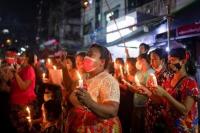 Setelah Pengkudetaan, Ribuan Warga Myanmar Protes Kudeta Militer Myanmar