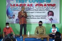 Gunakan Produk Karya Anak Bangsa, Jokowi Centre Gelar Tes COVID Massal Gratis