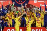 Barca Berhasil Jawara Copa del Rey setelah Tumbangkan Atletico 4-0