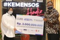 Gandeng Swasta Tangani Dampak Pandemi, Mensos Terima Bantuan 2 M untuk Dapur Umum