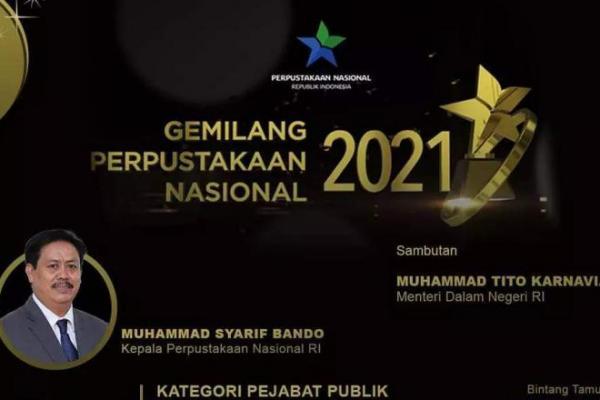 Gemilang Perpustakaan Nasional 2021, Apresiasi Insan Peduli Literasi