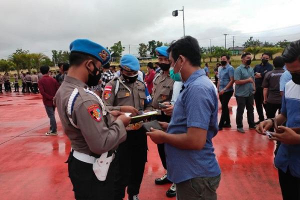 Provos Polda Kaltara Lakukan Penegakan dan Penertiban Disiplin