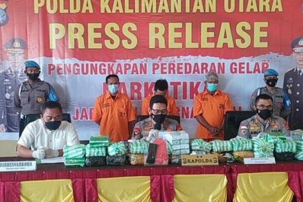 Polda Kaltara Berhasil Sita 31 Kg Sabudi Dua Lokasi