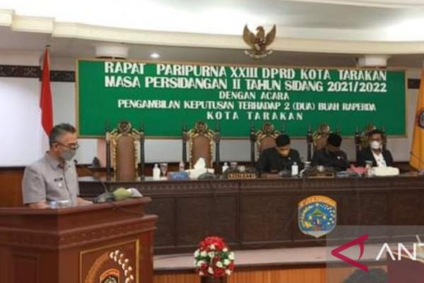 Wali Kota Tarakan Sambut Baik Persetujuan Dua Raperda