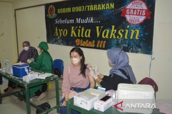 Demi Percepatan Vaksinasi, Kodim Tarakan Sasar Jamaah Masjid