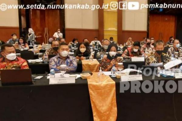 Rapat koordinasi yang diselenggarakan oleh Dirjen Tata Ruang Kementerian Agraria dan Tata Ruang / Badan Pertanahan Nasional RI, di Jakarta, Senin (28/03). Foto: prokompim