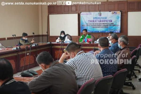 Suasana acara Advokasi Terpadu Program Desa Pangan Aman, Pasar Pangan Aman Berbasis Komunitas dan Intervensi Keamanan Pangan Jajanan Anak Sekolah di Kabupaten Nunukan. Foto: Prokompim 