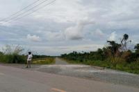 Jalan utama di kawasan KBM Tanjung Selor, Bulungan, Kaltara. Gubernur Kaltara berharap Presiden RI memperpanjang Inpres No. 9/2018 tentang Percepatan Pembangunan KBM Tanjung Selor. (TRIBUNKALTARA.COM/ MAULANA ILHAMI FAWDI)  